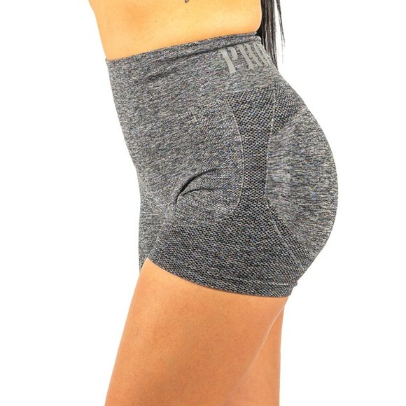 Protein Vibez Pants - Women's Gray Static Booty Lifting Short (NEW)